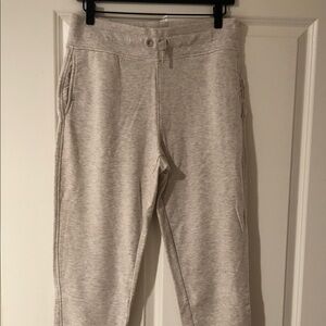 Athleta Light Gray Track Pants